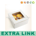 Kraft Paper Rectangle Cake Box With Window